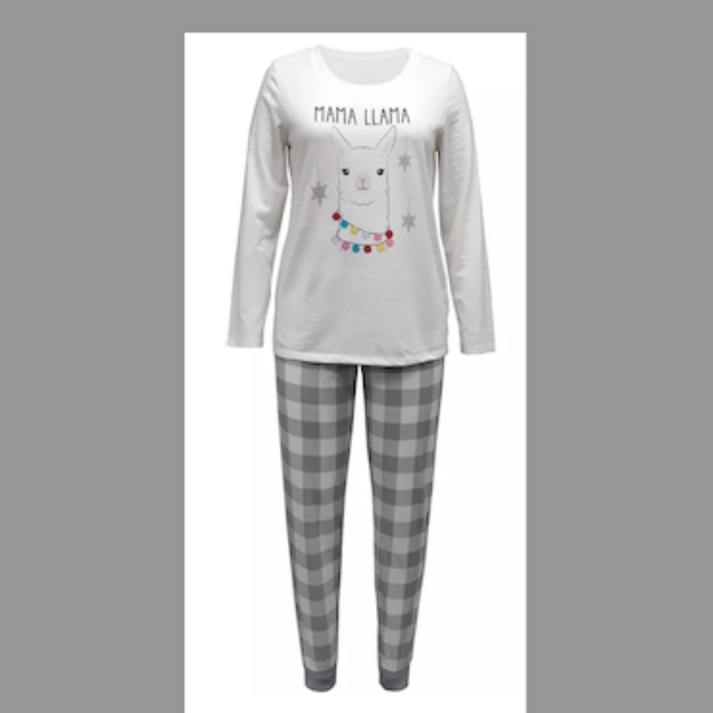Mama Llama Family PJs by Macys XL NWT